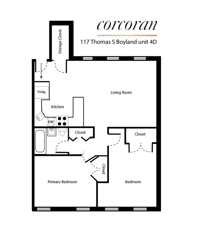 117 Thomas S Boyland Street 4D, Brooklyn, NY 11233 Property for rent