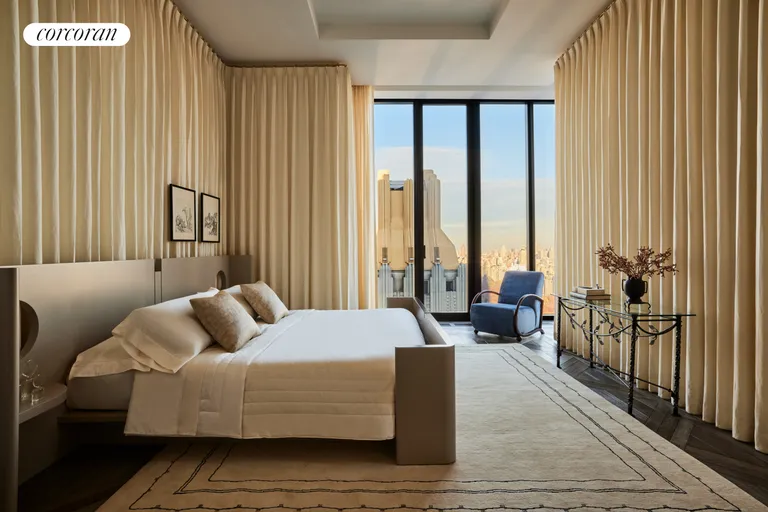 New York City Real Estate | View 111 West 57th Street, 36 | Primary Bedroom | View 5