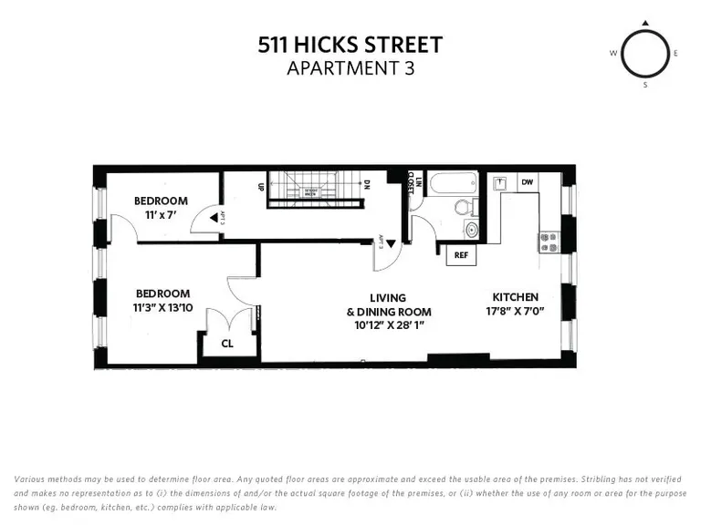 511 Hicks Street, 3 | floorplan | View 9