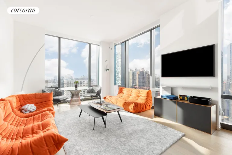 New York City Real Estate | View 277 Fifth Avenue, 28D | Living Room | View 2