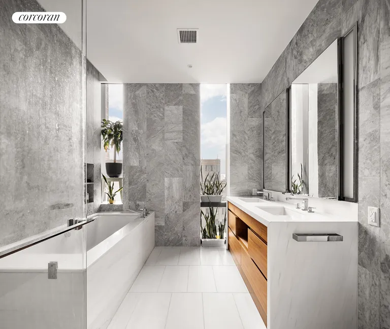 New York City Real Estate | View 277 Fifth Avenue, 28D | Primary Bathroom | View 6