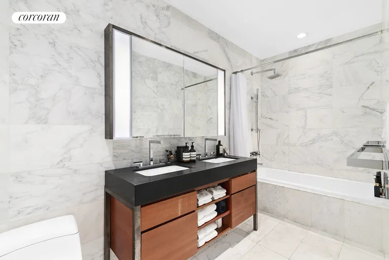 New York City Real Estate | View 75 Wall Street, 18N | Primary Bathroom | View 4