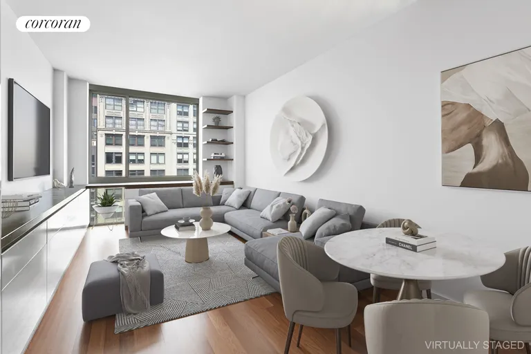 New York City Real Estate | View 121 East 23rd Street, 11D | Living Room | View 2