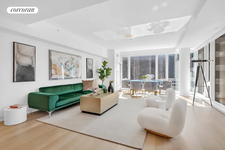 New York City Real Estate | View 135 West 52nd Street, 27A | Living Room | View 2