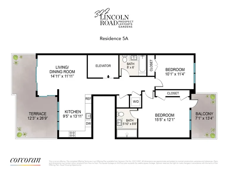 322 Lincoln Road, 5A | floorplan | View 22