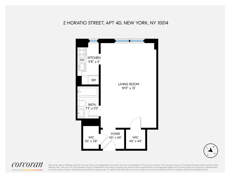 2 Horatio Street, 4D | floorplan | View 7