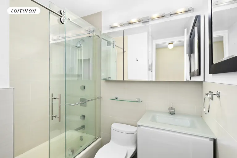 New York City Real Estate | View 393 West 49th Street, 4II | Full Bathroom | View 5