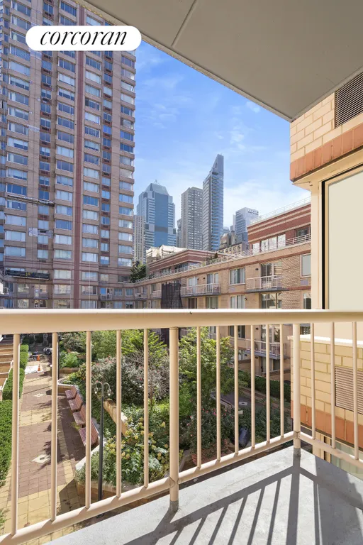 New York City Real Estate | View 393 West 49th Street, 4II | Balcony | View 6