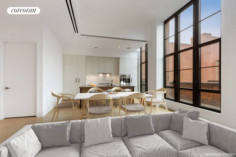 New York City Real Estate | View 438 East 12th Street, PHH | Living Room | View 4