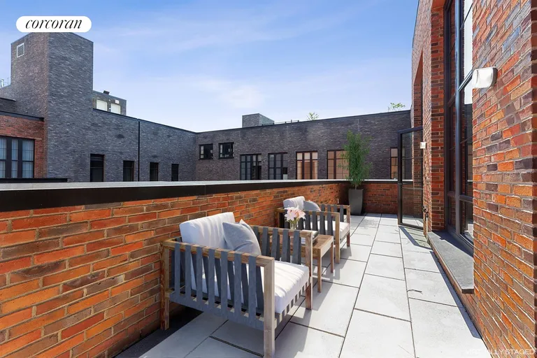 New York City Real Estate | View 438 East 12th Street, PHH | Terrace off living area | View 6