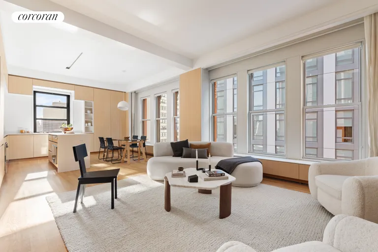 New York City Real Estate | View 140 Nassau Street, 10B | 2 Beds, 2 Baths | View 1