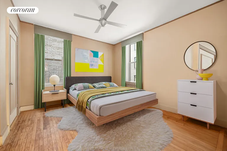 New York City Real Estate | View 57 West 58th Street, 4B | Bedroom-Virtually Staged | View 3
