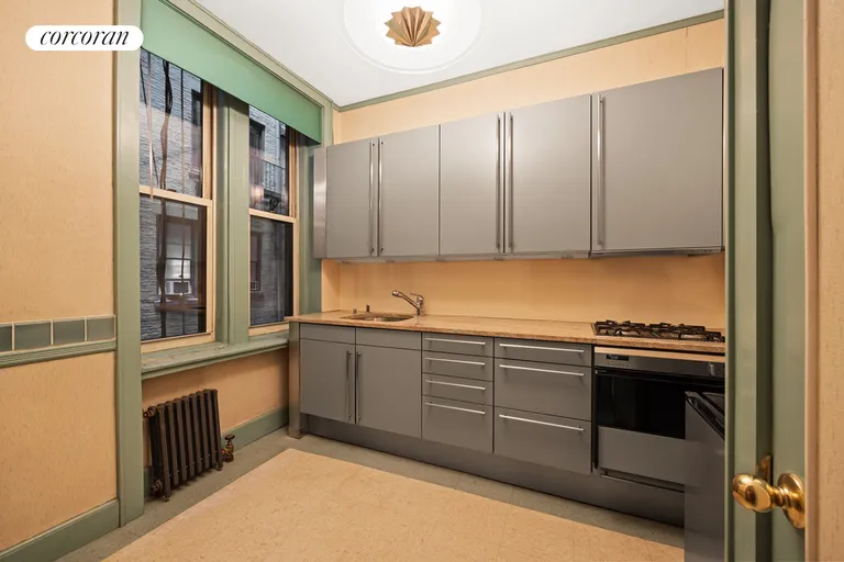 New York City Real Estate | View 57 West 58th Street, 4B | Windowed Eat-In Kitchen | View 6