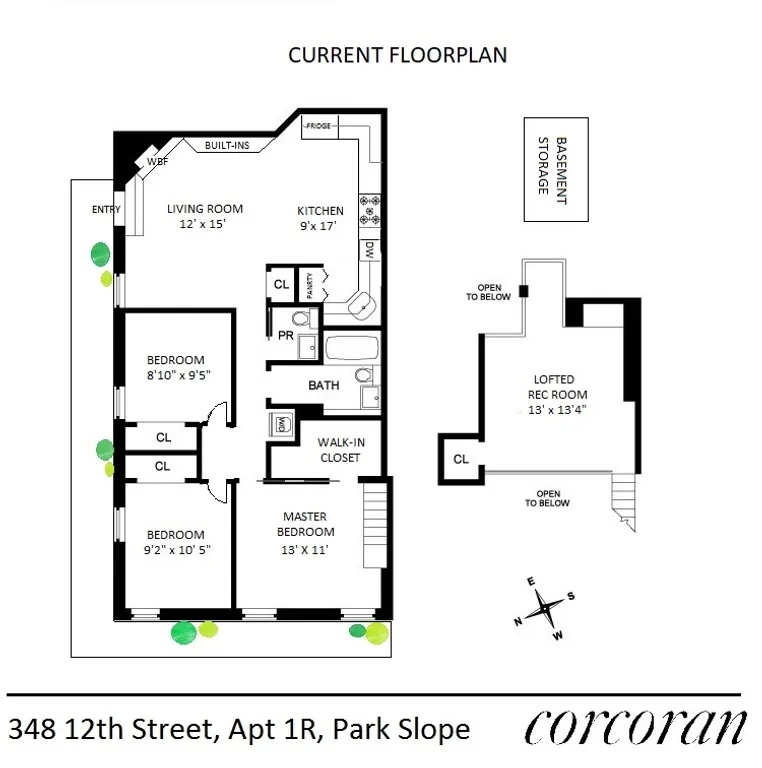 348 12th Street, 1R | floorplan | View 11