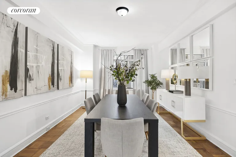 New York City Real Estate | View 25 Central Park West, 2N | Formal Dining Room | View 7