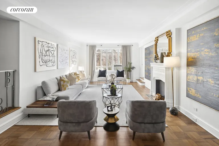 New York City Real Estate | View 25 Central Park West, 2N | 2 Beds, 2 Baths | View 1