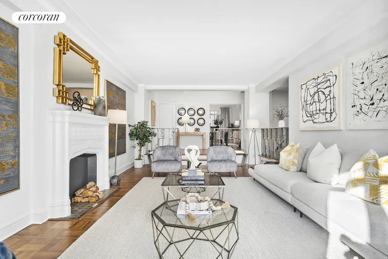 New York City Real Estate | View 25 Central Park West, 2N | Living Room | View 2