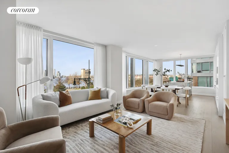 New York City Real Estate | View 450 Washington Street, 405 | 3 Beds, 4 Baths | View 1