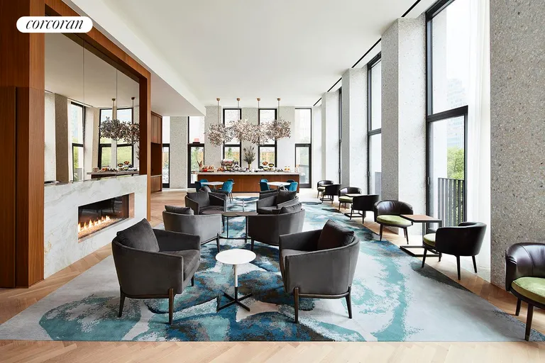 New York City Real Estate | View 16 West 40th Street, 25A | 6th Floor Lounge | View 15