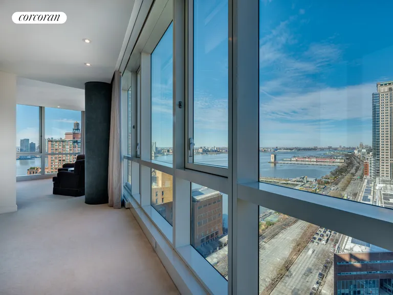 New York City Real Estate | View 200 Chambers Street, 24CDE | Dressing Area | View 10
