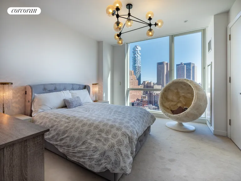 New York City Real Estate | View 200 Chambers Street, 24CDE | Bedroom | View 11