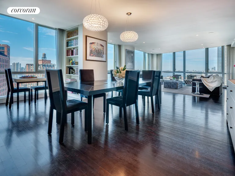 New York City Real Estate | View 200 Chambers Street, 24CDE | Dining Area | View 2