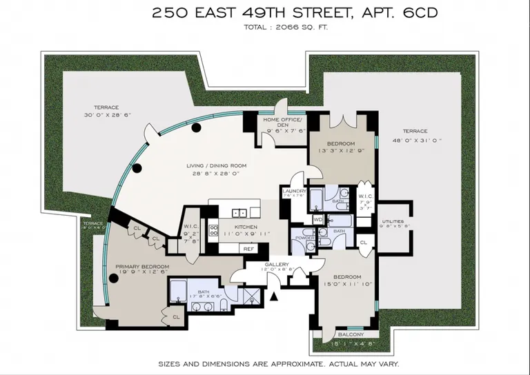 250 East 49th Street, 6CD | floorplan | View 17