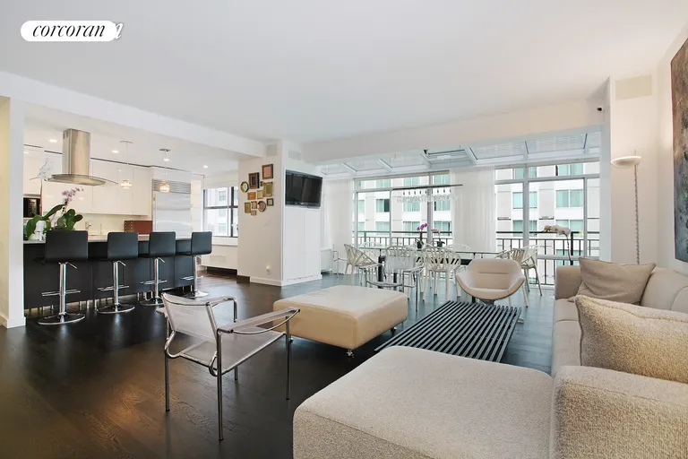 New York City Real Estate | View 112 West 56th Street, PHN | Living Room | View 4