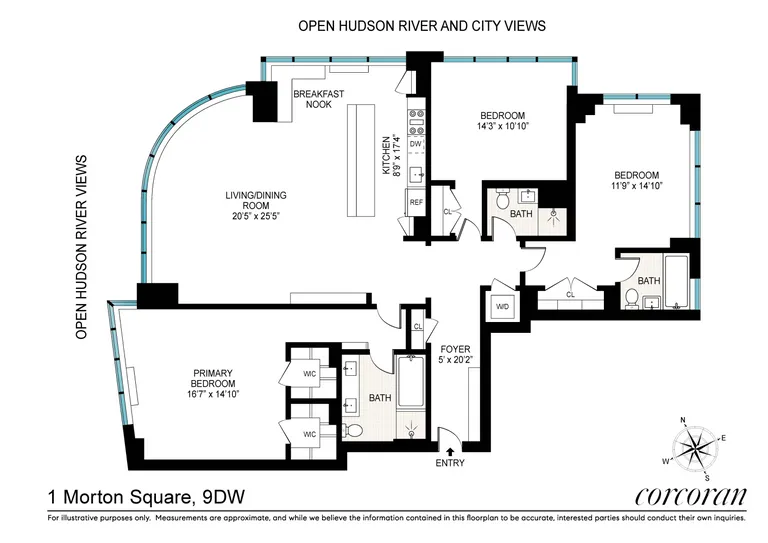 1 Morton Square, 9DW | floorplan | View 16