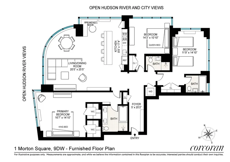1 Morton Square, 9DW | floorplan | View 17