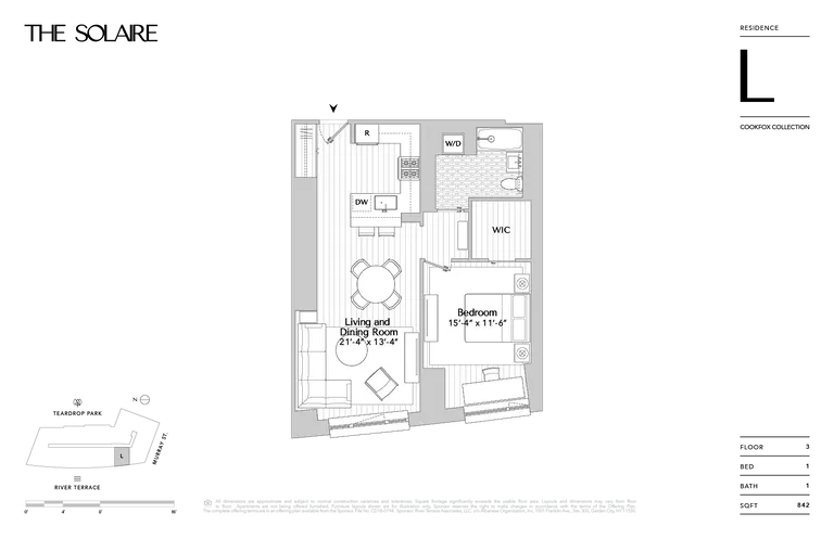 20 River Terrace, 3L | floorplan | View 5