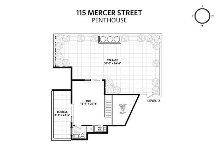 115 Mercer Street, PH | floorplan | View 18