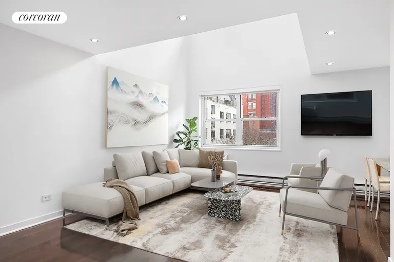 New York City Real Estate | View 382 West Street, 4B | 3 Beds, 1 Bath | View 1