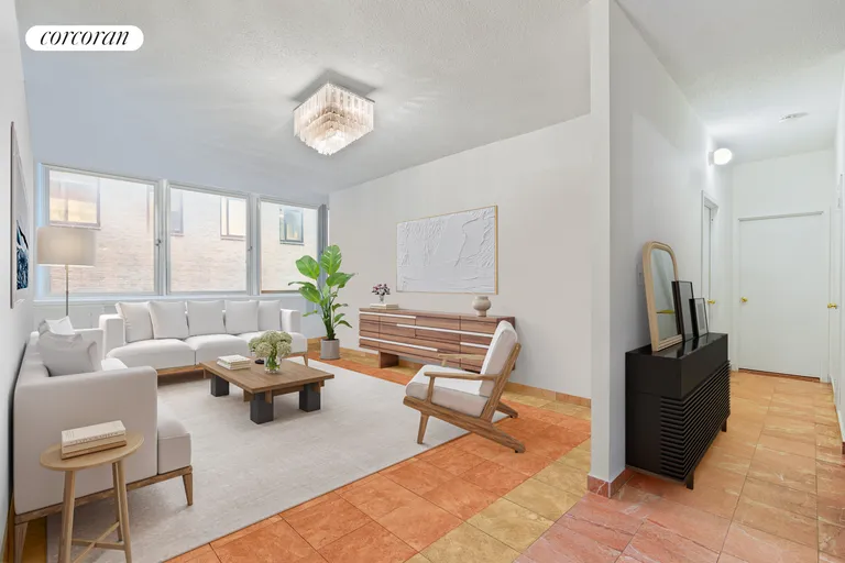 New York City Real Estate | View 130 Water Street, 3B | Living Room | View 2