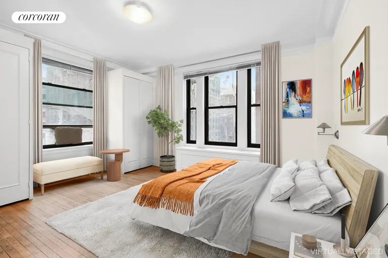 New York City Real Estate | View 771 West End Avenue, 5A | Primary Bedroom Virtually Staged | View 3