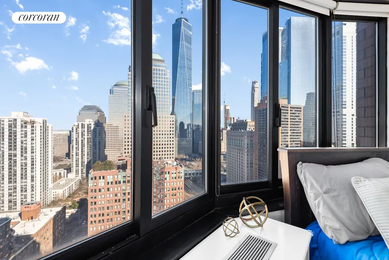 New York City Real Estate | View 200 Rector Place, 32B | View from 2nd Bedroom | View 11