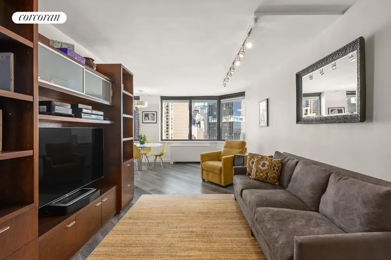 New York City Real Estate | View 415 East 37th Street, 30L | Living Room | View 3