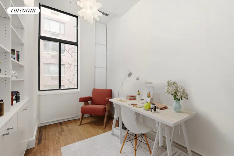 New York City Real Estate | View 165 Perry Street, 2A | Home office virtually staged | View 3