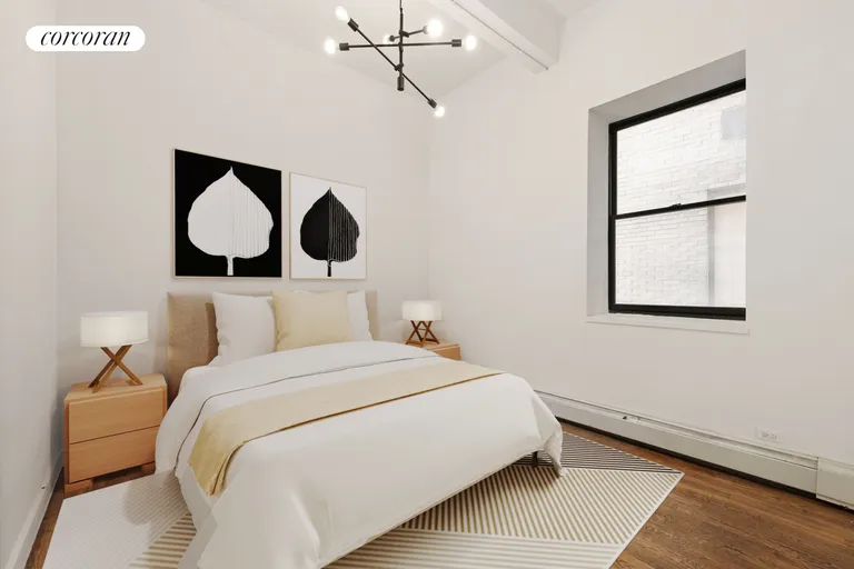 New York City Real Estate | View 165 Perry Street, 2A | 2nd Bedroom virtually staged | View 7