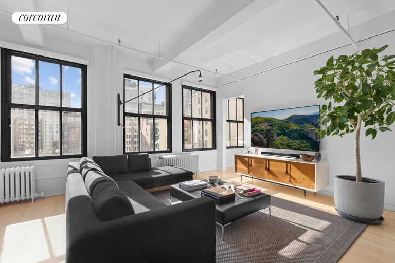 New York City Real Estate | View 11 West 30th Street, 9F | Living Room | View 2