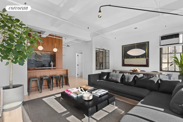 New York City Real Estate | View 11 West 30th Street, 9F | Living Room | View 4