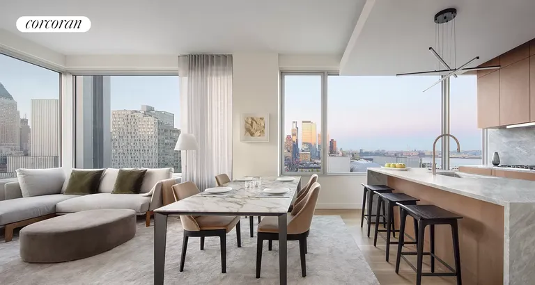 New York City Real Estate | View 611 West 56th Street, 27A | 2 Beds, 2 Baths | View 1