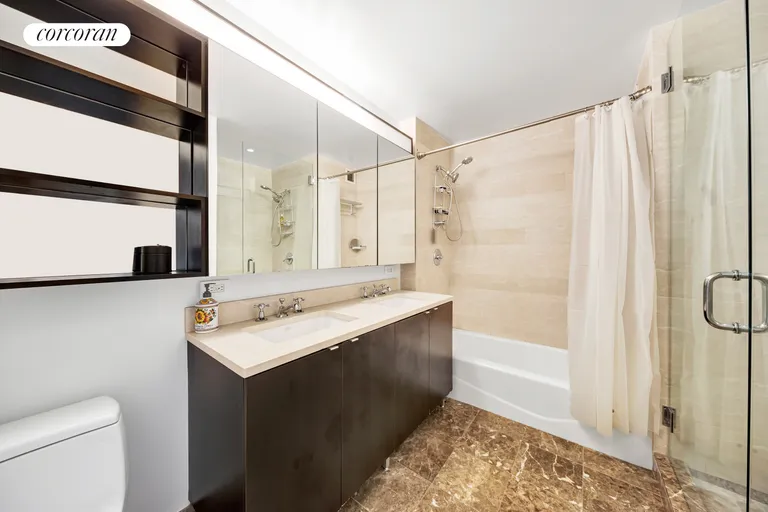 New York City Real Estate | View 215 East 96th Street, 39H | Primary Bathroom | View 7