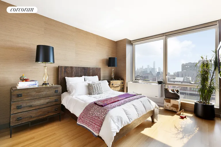 New York City Real Estate | View 450 West 17th Street, 1808 | Primary Bedroom | View 4