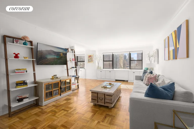 New York City Real Estate | View 345 East 69th Street, 13F | Living Room | View 2