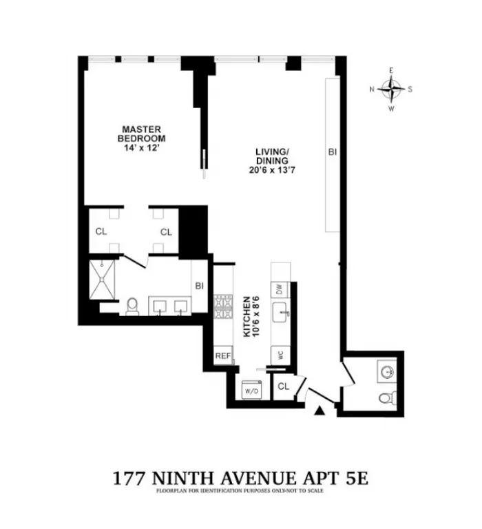 177 Ninth Avenue, 5E | floorplan | View 16