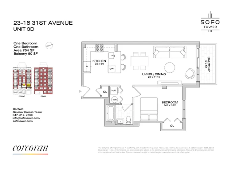 23-16 31st Avenue, 3D | floorplan | View 14