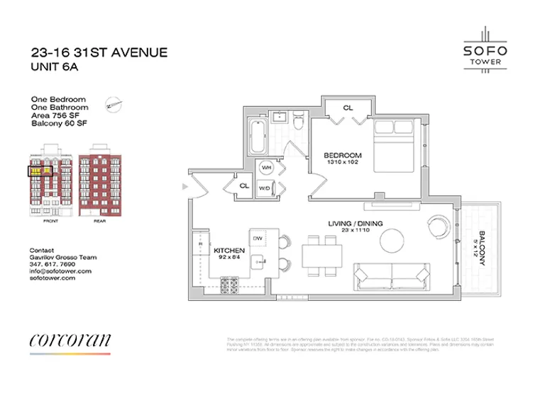 23-16 31st Avenue, 6A | floorplan | View 14