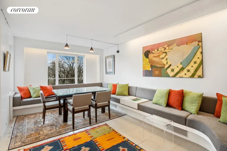 New York City Real Estate | View 880 Fifth Avenue, 7C | Living/Dining Room w Park View | View 2