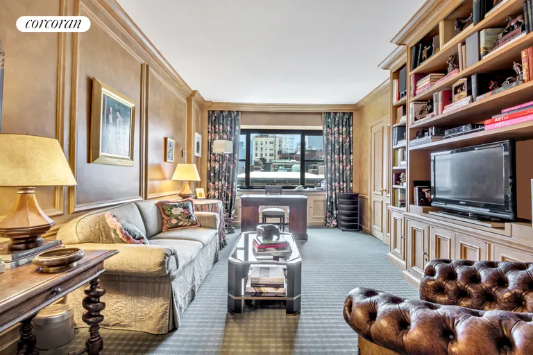 New York City Real Estate | View 700 Park Avenue, 8B | Library/Bedroom | View 5